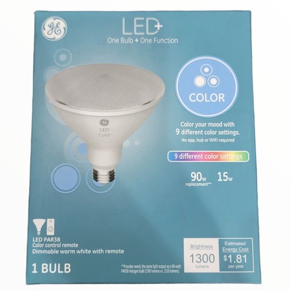 GE Lighting LED+ Color - Changing and Dimmable Outdoor Floodlight, 1 Pack - Picture 1 of 4